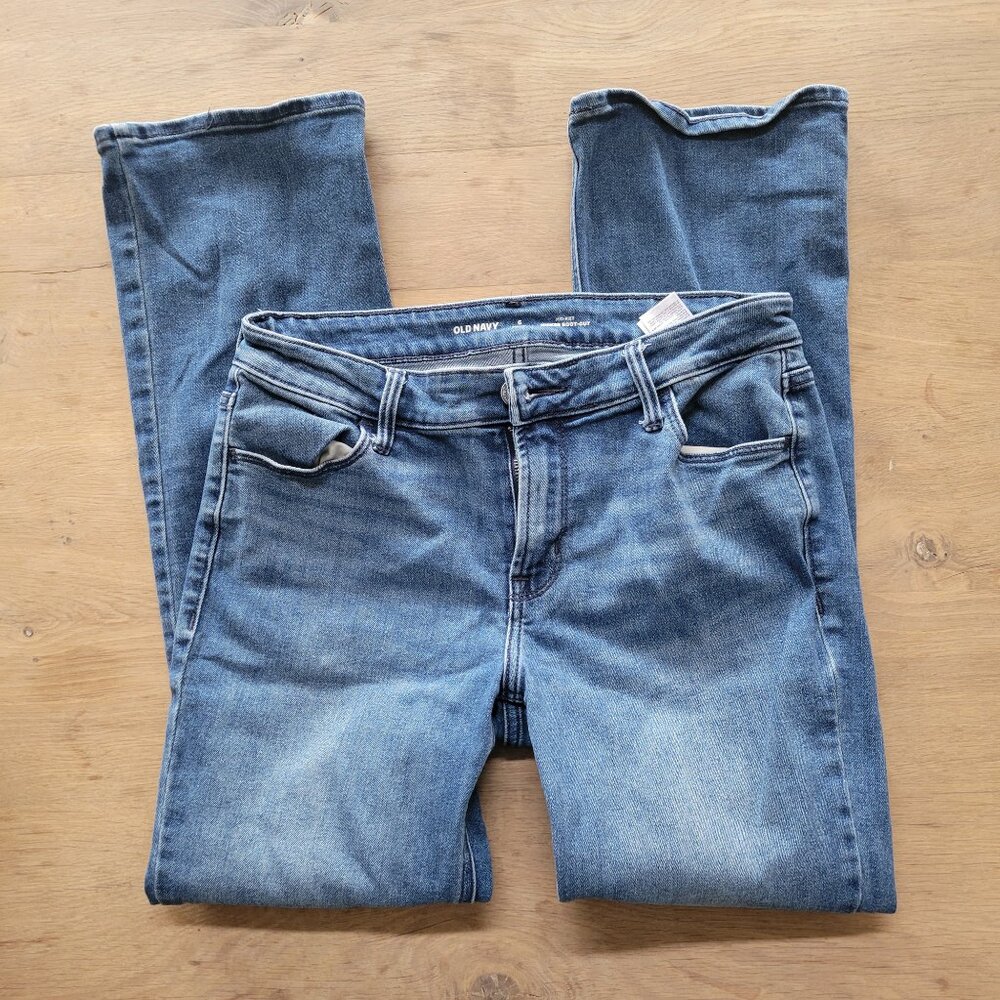 Old Navy Mid-Rise Kicker Boot Cut Denim Jeans